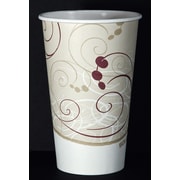 SOLO 316SMSYM Hot Cup, Symphony Design, 16 oz. Beige, 1000/Carton by