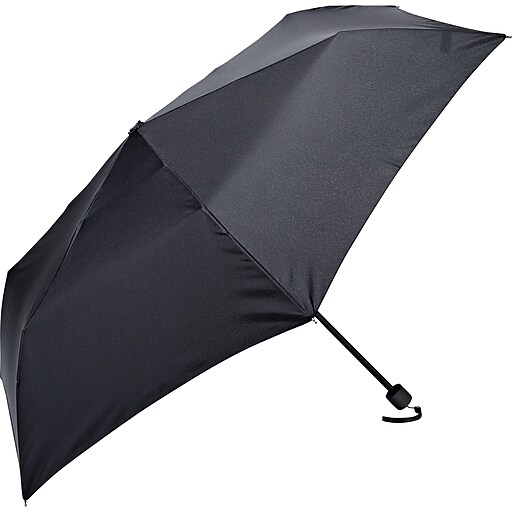 Samsonite Manual Round Umbrella, Black at Staples