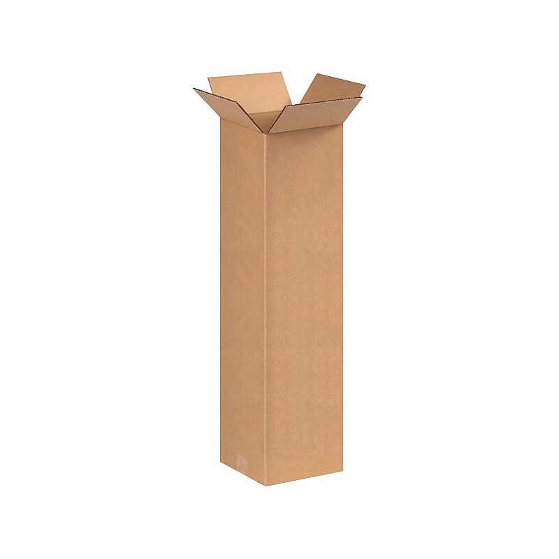 9" x 9" x 30" Heavy Duty Shipping Boxes, Brown, 25/Bundle (9930) image 1