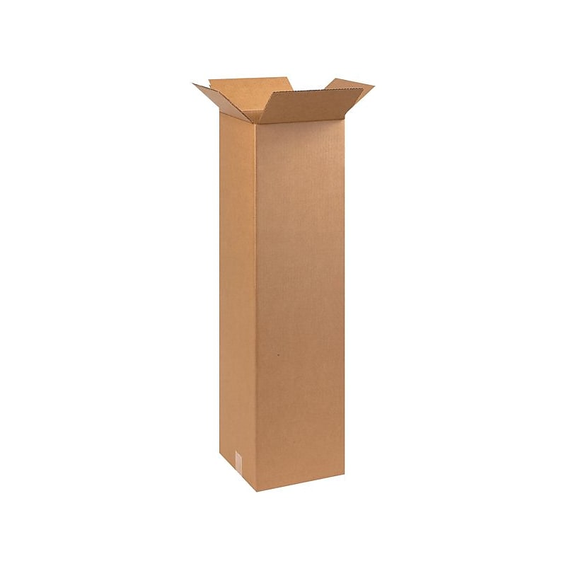 10" x 10" x 38" Shipping Boxes, 32 ECT, 25/Bundle (101038) image 1