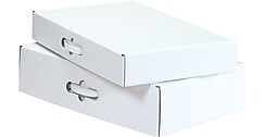 The Packaging Wholesalers 18-1/4" x 11-3/8" x 2-11/16" Carrying Case with Plastic Handle