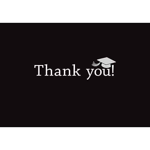 Great Papers Classic Grad Thank You Note Cards And Envelopes 50 Count 
