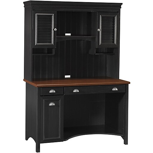 Bush Furniture Stanford puter Desk with Hutch Antique