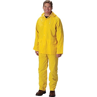 Falcon™ Rainsuits, Premium .35 mm with Jacket, Yellow, XL