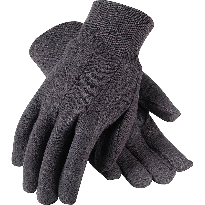 PIP® Knit Work Gloves, Cotton Jersey With Knit Wrists, One Size, Dozen (95-806) image 1