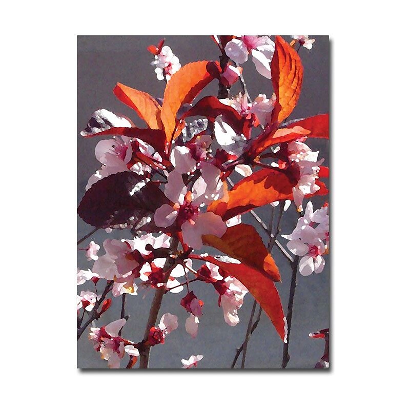Trademark Global Amy Vangsgard "Pink Tree Blossoms" Canvas Art, 24" x 18" image 1