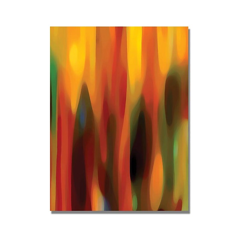 Trademark Global Amy Vangsgard "Forest Sunlight Vertical" Canvas Art, 47" x 35" image 1