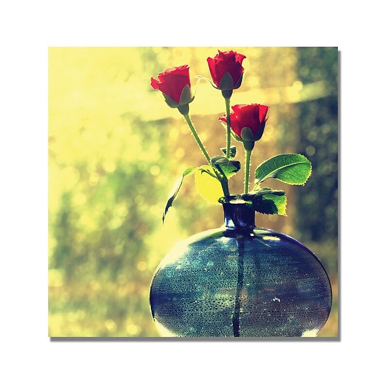 Trademark Global Beata Czyzowska Young "Since Forever" Canvas Art, 24" x 24" image 1