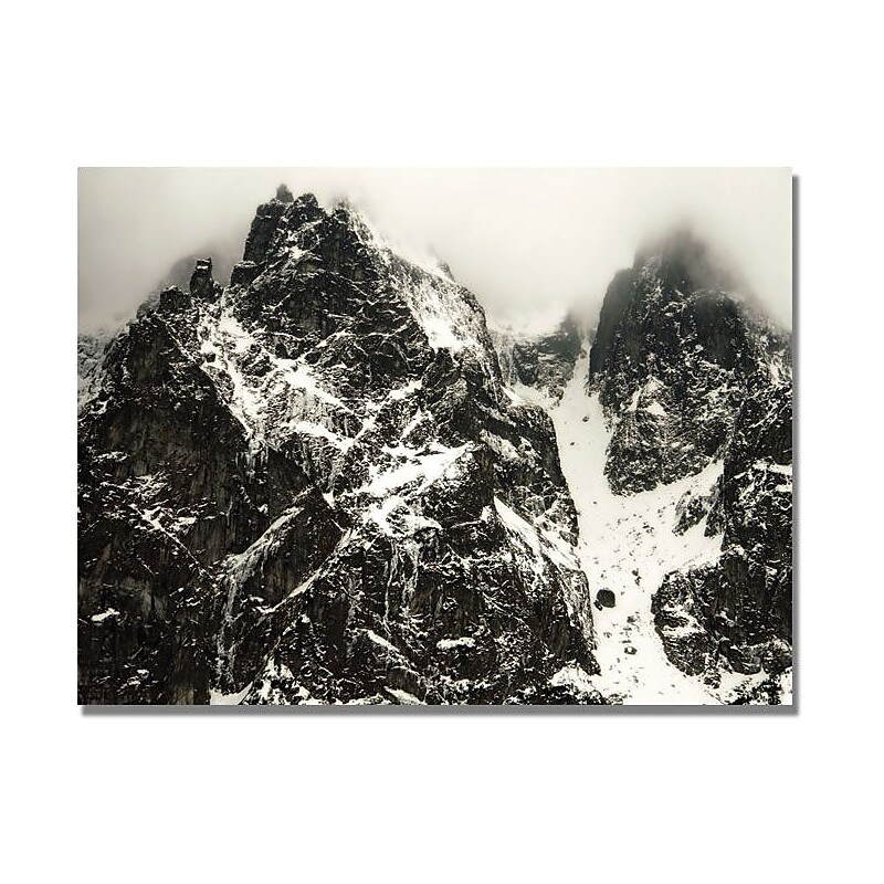 Trademark Global Beata Czyzowska Young "Smokey Mountains" Canvas Art, 18" x 24" image 1