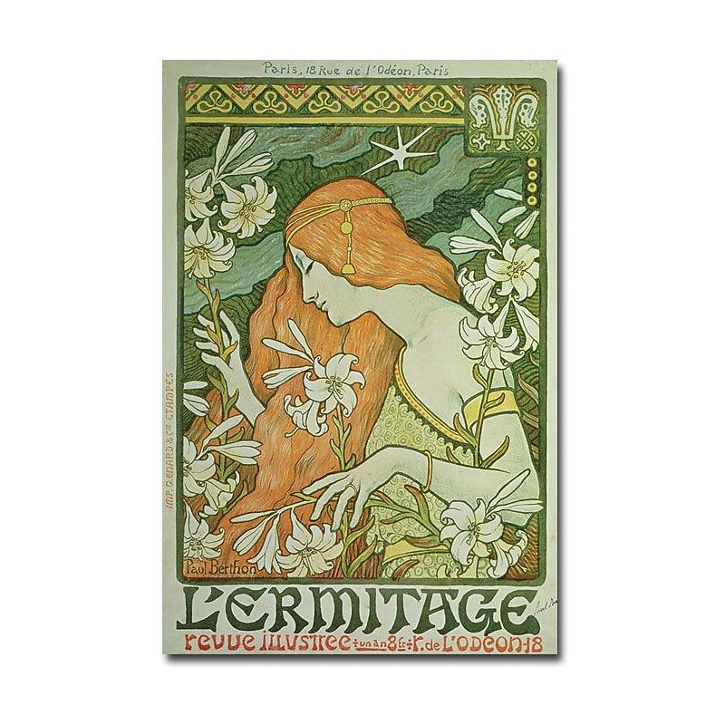 Trademark Global Paul Brethon "L'Emitage 1872" Canvas Art, 47" x 30" image 1