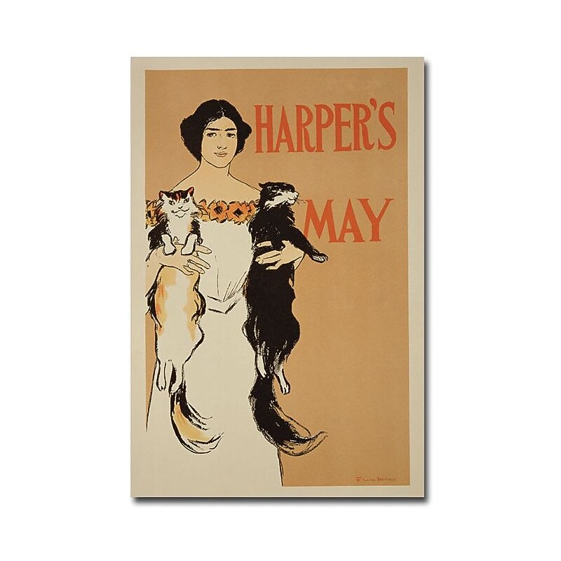 Trademark Global Edward Penfield "Harper's Magazine May 1897" Canvas Art, 24" x 16" image 1