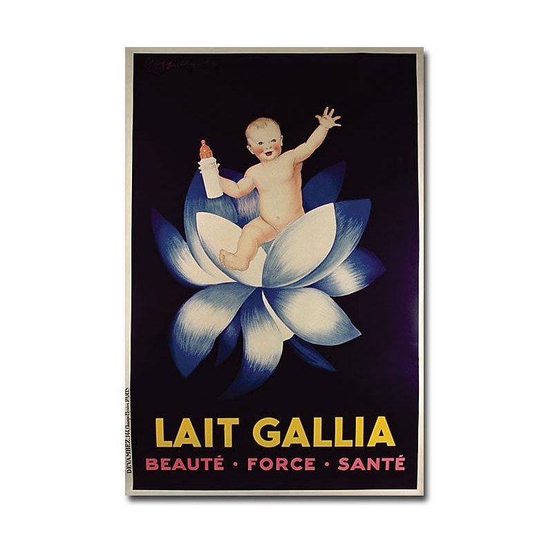 Trademark Global "Lait Gallia 1931" Canvas Art, 47" x 30" image 1