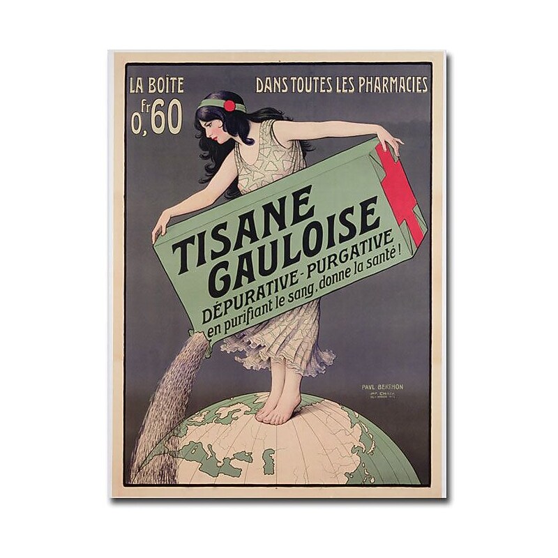 Trademark Global "Paul Brethon Tisana Gauloise 1900" Canvas Art, 47" x 35" image 1