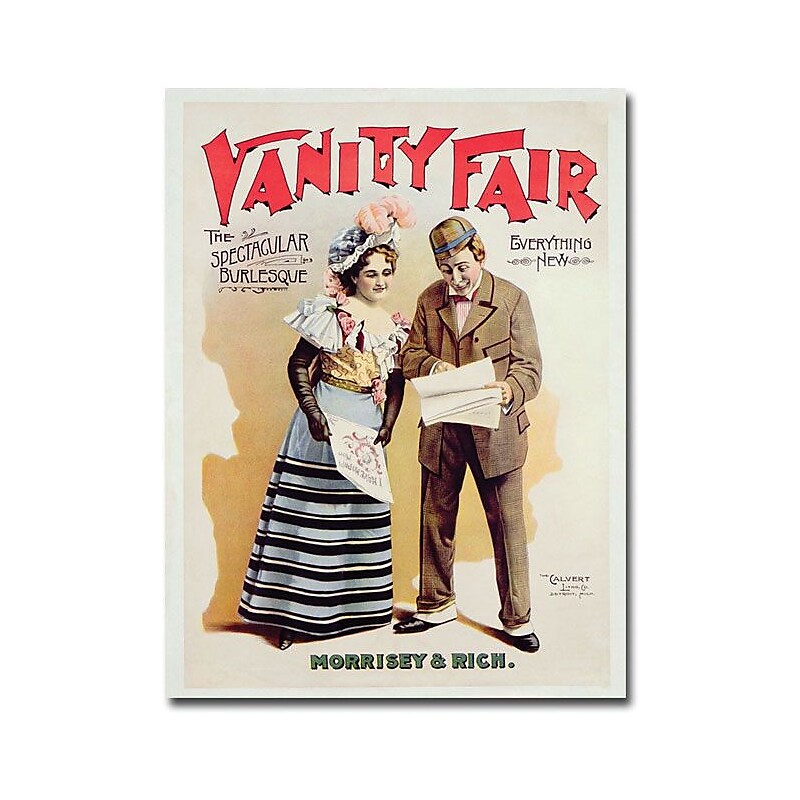 Trademark Global "Vanity Fair, 1898" Canvas Art, 47" x 35" image 1