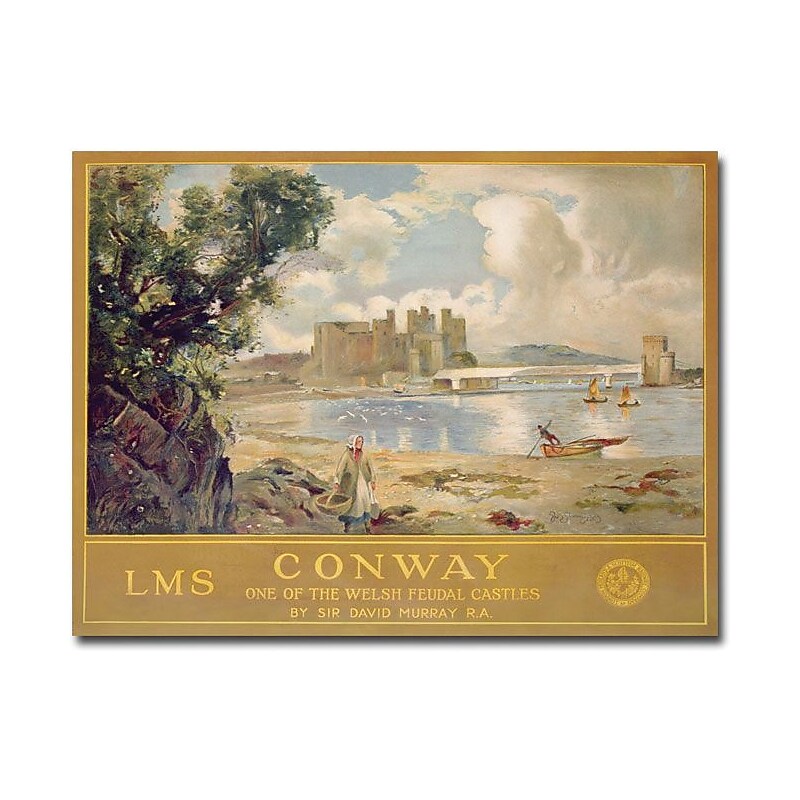Trademark Global David Muray "Midland & Scottish Railway 1930" Canvas Art, 35" x 47" image 1
