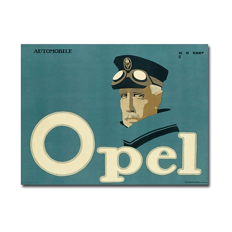 Trademark Global Hans Rudi Erdt "Opel 1911" Canvas Art, 35" x 47" image 1