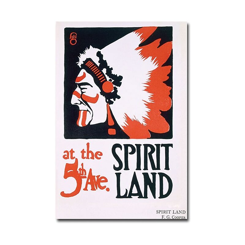 Trademark Global FG Cooper "Spirit Land" Canvas Art, 24" x 16" image 1