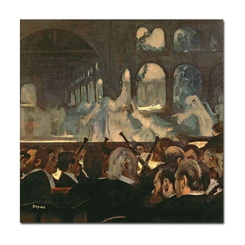 Trademark Global Edgar Degas "Robnert le Diable 1876" Canvas Art, 35" x 35" image 1