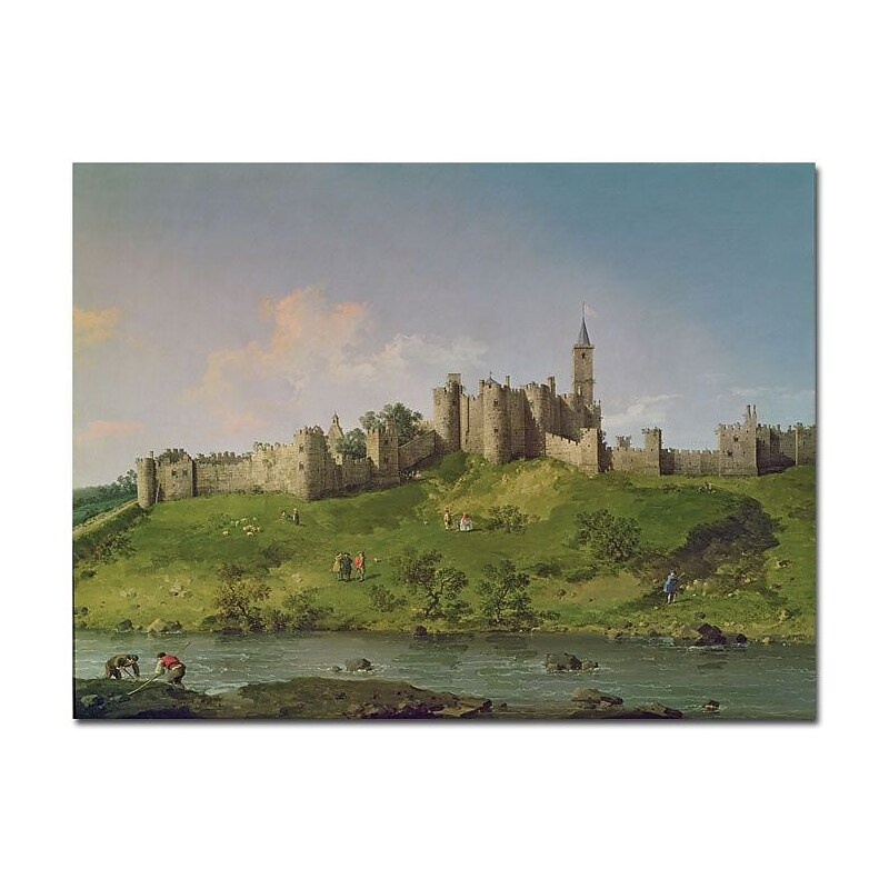 Trademark Global Canatello "Alnwick Castle" Canvas Art, 24" x 32" image 1