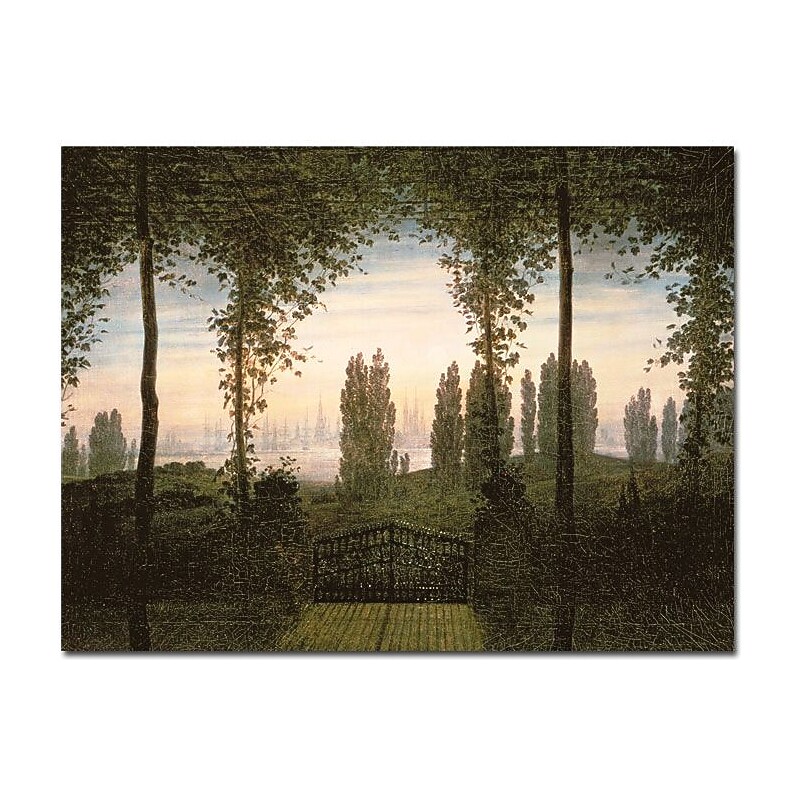 Trademark Global Caspar David Friedrich "Remembrence of Johann Bremen" Canvas Art, 24" x 32" image 1