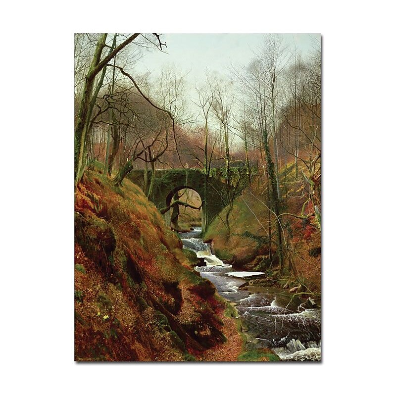 Trademark Global John Atkinson Grimshaw "March Morning" Canvas Art, 32" x 26" image 1