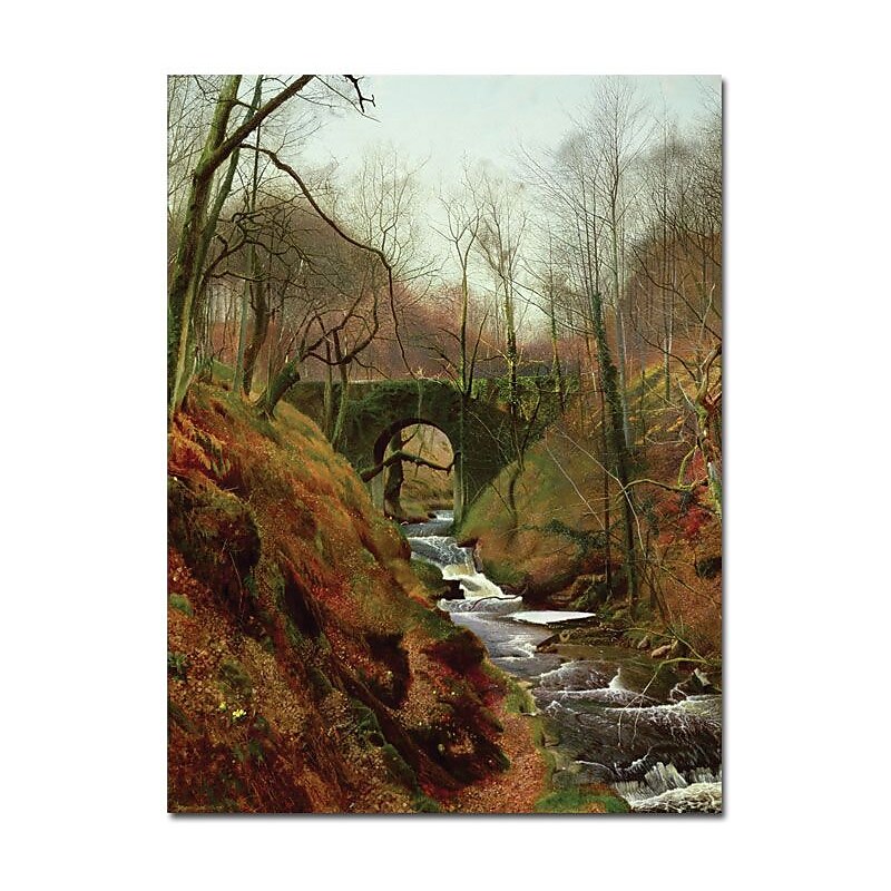 Trademark Global John Atkinson Grimshaw "March Morning" Canvas Art, 47" x 35" image 1