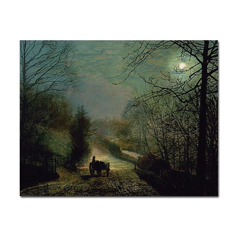 Trademark Global John Atkinson Grimshaw "Gorge Valley" Canvas Art, 26" x 32" image 1