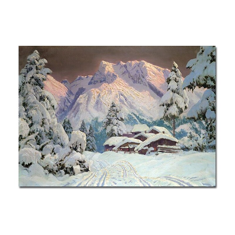 Trademark Global Alwin Arnegger "Hocheisgruppe, Austria" Canvas Art, 16" x 24" image 1