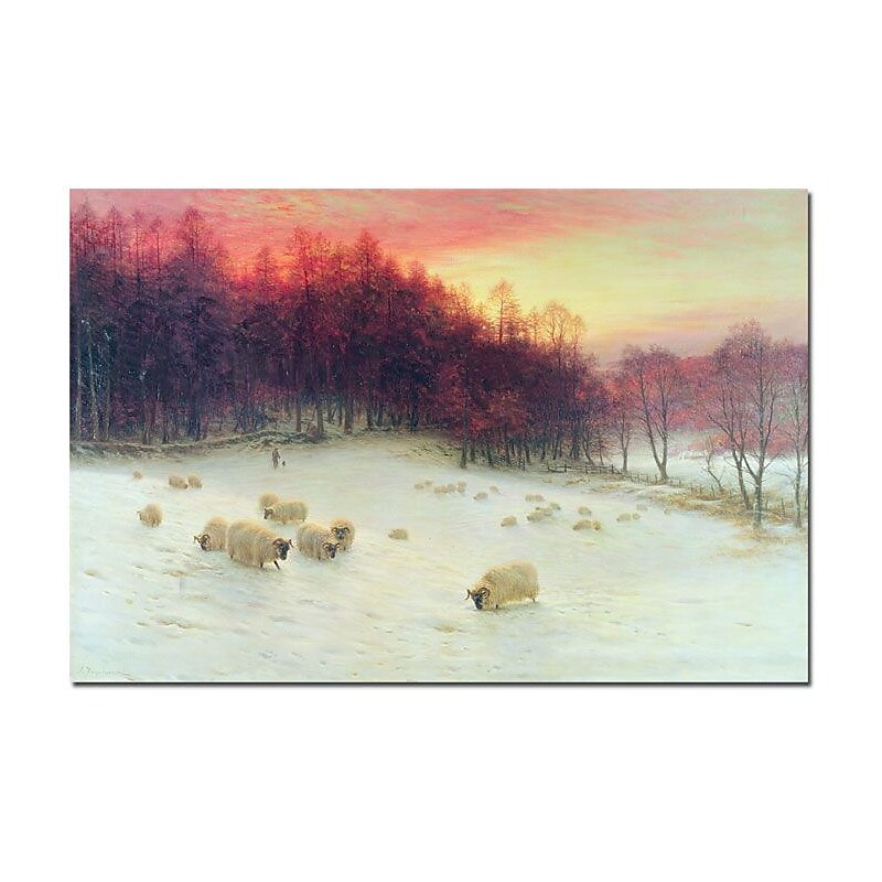 Trademark Global Joseph Farquharson "Glowing Evening Hours in the West" Canvas Art, 16" x 24" image 1