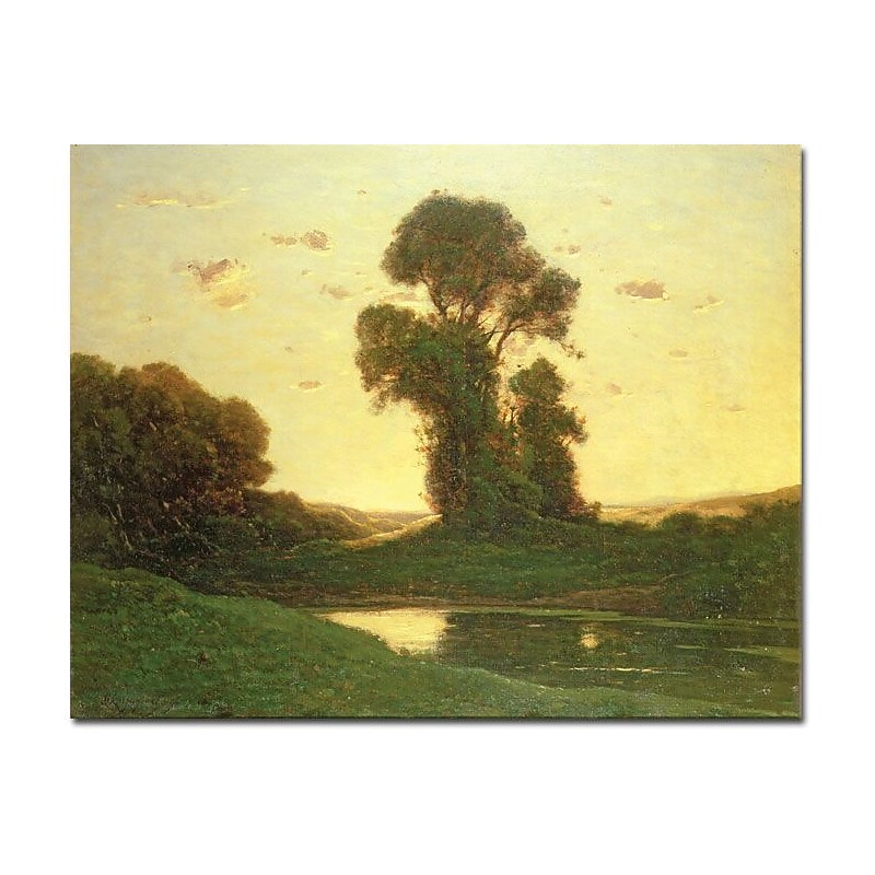 Trademark Global Henri Joseph Harpignies "View in the Campagna" Canvas Art, 35" x 47" image 1