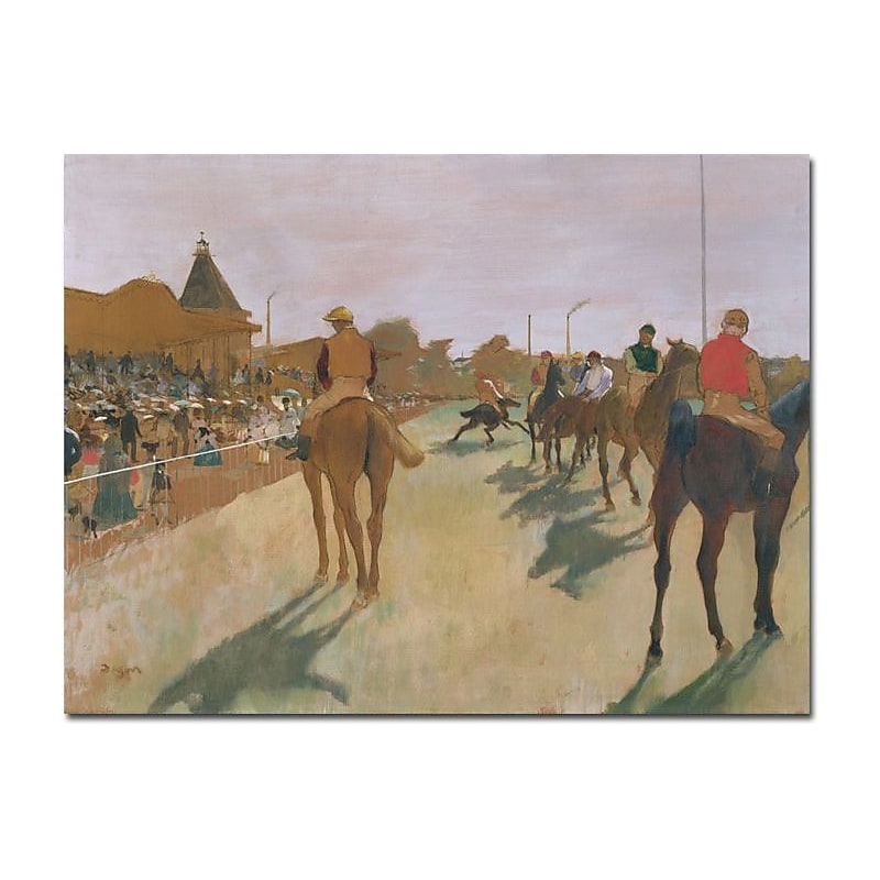 Trademark Global Edgar Degas "Th Parade, 1866" Canvas Art, 18" x 24" image 1