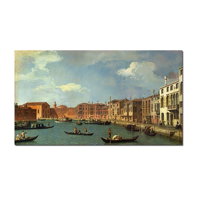 Trademark Global Canaletto "Canal of Santa Ciara, Venice" Canvas Art, 30" x 47" image 1