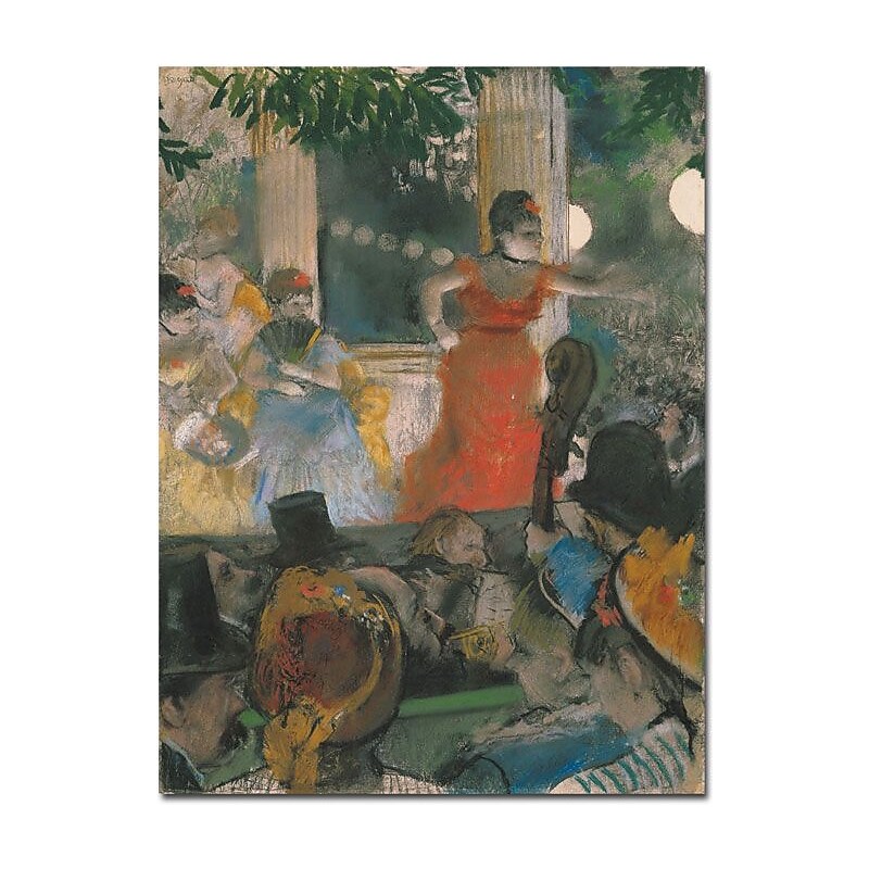 Trademark Global Edgar Degas "Concert at Les Ambassadeurs, 1876" Canvas Art, 32" x 24" image 1