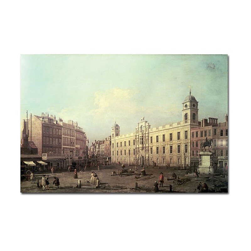 Trademark Global Canaletto "Northumberland House" Canvas Art, 16" x 24" image 1