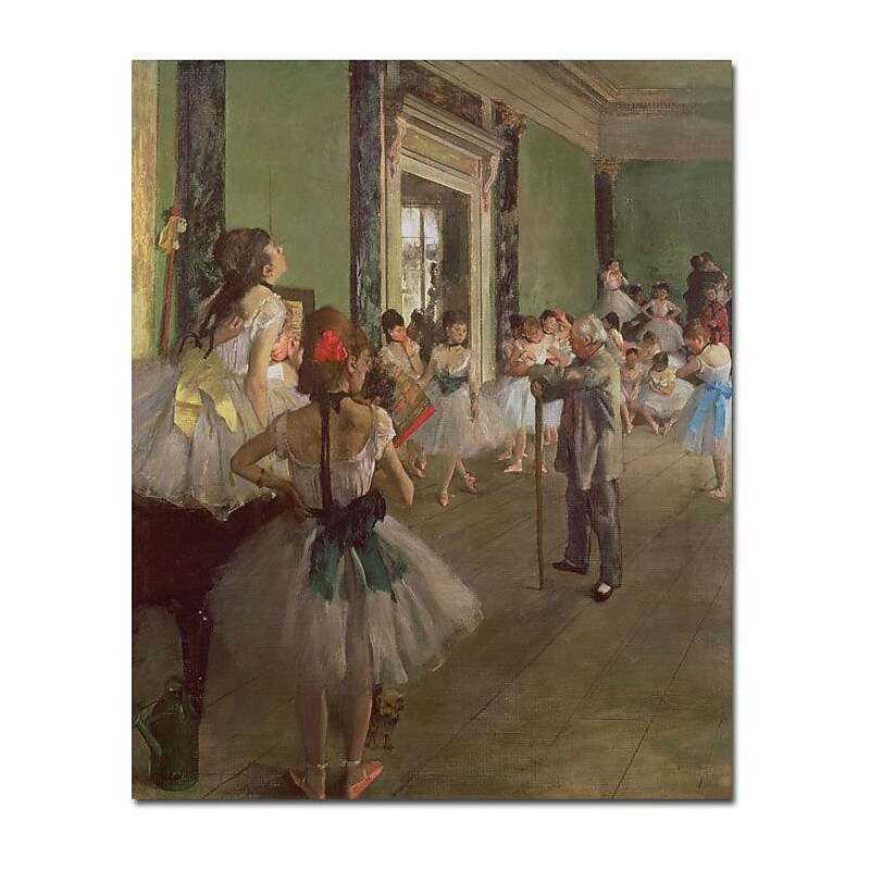 Trademark Global Edgar Degas "The Dancing Class, 1873" Canvas Art, 19" x 14" image 1