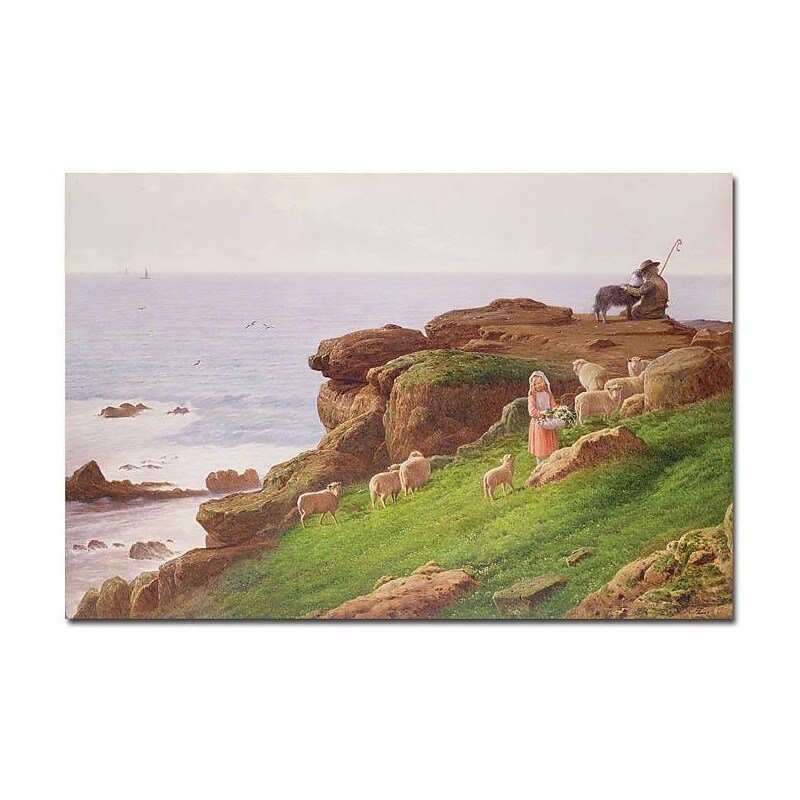 Trademark Global J.Hardwicke Lewis "The Pet Lamb" Canvas Art, 16" x 24" image 1