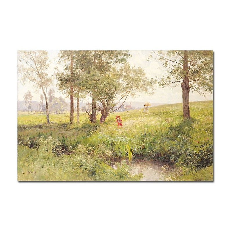Trademark Global Emile Isenb "Landscape" Canvas Art, 16" x 24" image 1