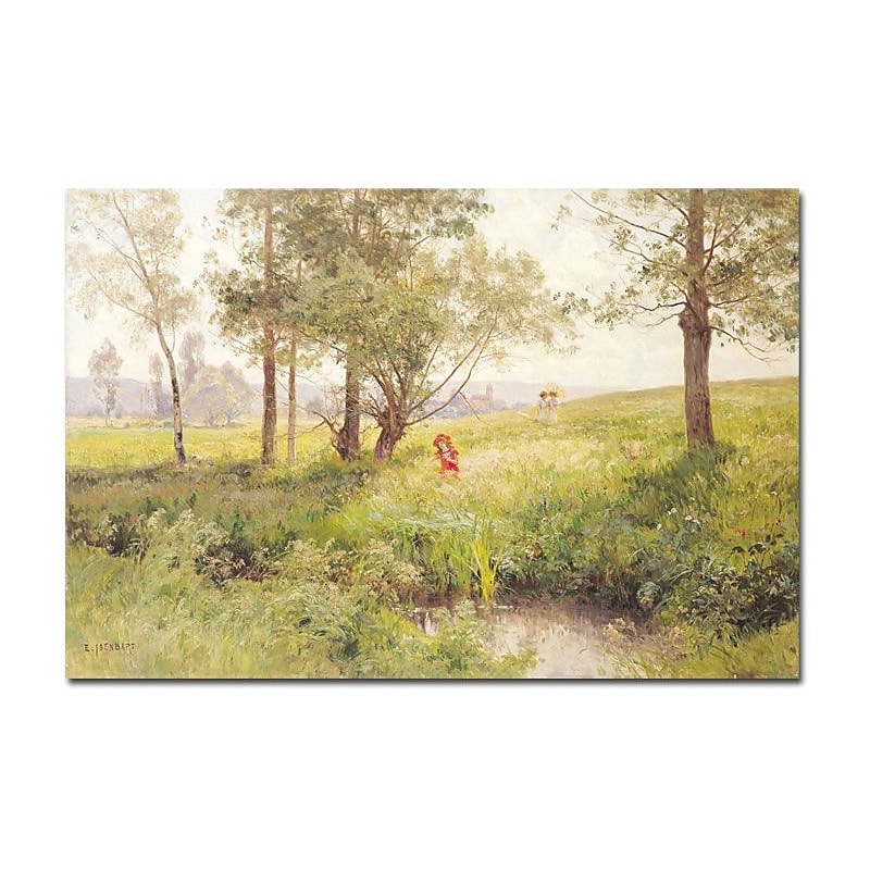 Trademark Global Emile Isenb "Landscape" Canvas Art, 30" x 47" image 1