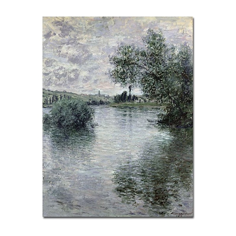 Trademark Global Claude Monet "Seine at Vetheuil, 1879" Canvas Art, 32" x 24" image 1