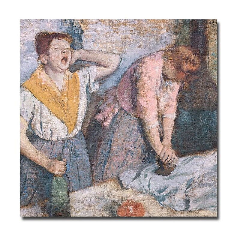 Trademark Global Edgar Degas "The Laundresses, 1884" Canvas Art, 35" x 35" image 1