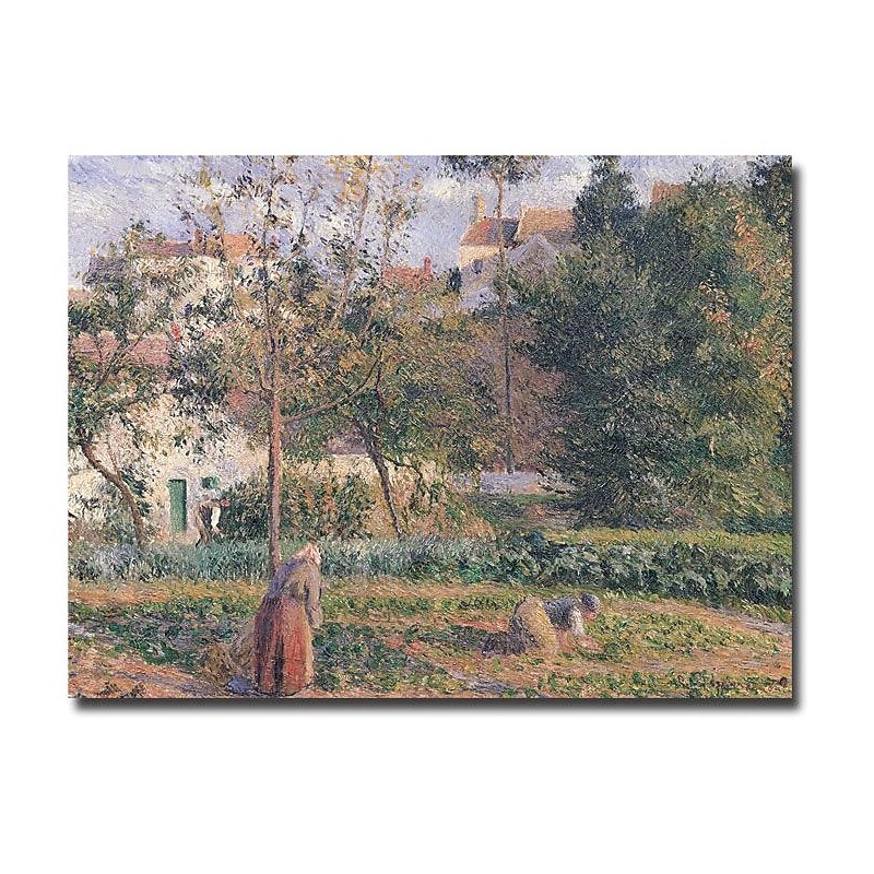 Trademark Global Camille Pissarro "Vegetable Garden, Pontoise, 1879" Canvas Art, 24" x 32" image 1