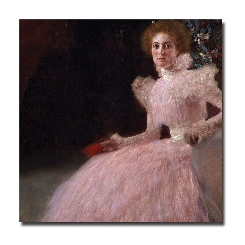 Trademark Global Gustav Klimt "Sonja Knips, 1898" Canvas Art, 35" x 35" image 1