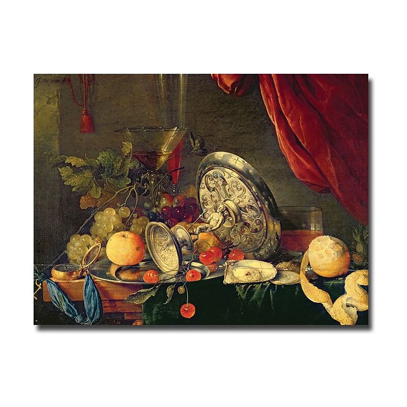 Trademark Global Jan Davidz de Heem "Still Life" Canvas Art, 24" x 32" image 1