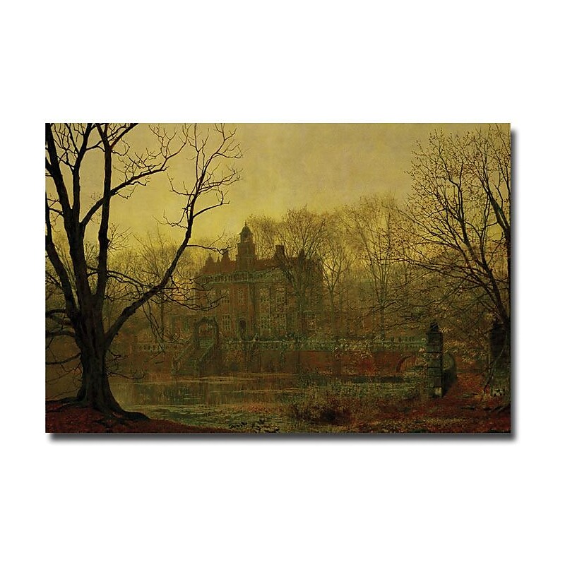 Trademark Global John Atkinson Grimshaw "In the Gloaming, 1878" Canvas Art, 16" x 24" image 1