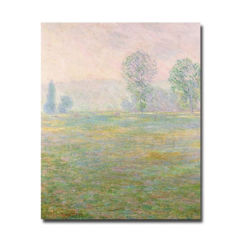 Trademark Global Claude Monet "Meadows in Giverny, 1885" Canvas Art, 47" x 35" image 1