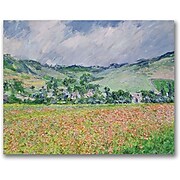 Trademark Global Claude Monet "The Poppy Field near Giverny" Canvas Art, 26" x 32"