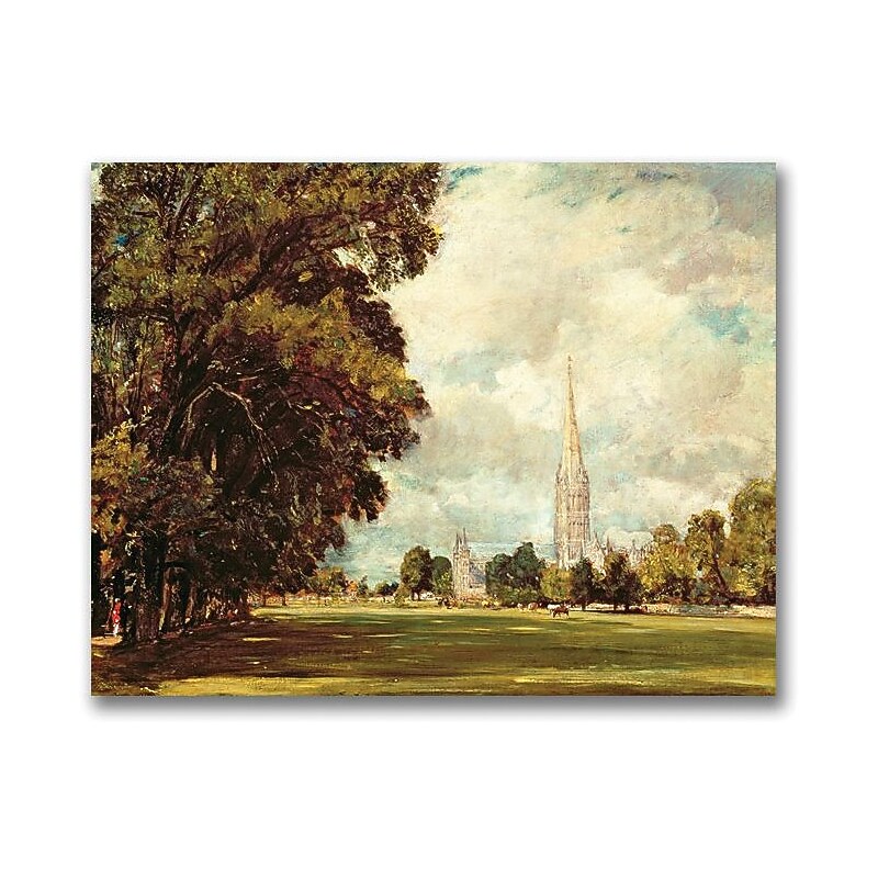 Trademark Global John Constable "Salisbury Cathedral" Canvas Art, 35" x 47" image 1