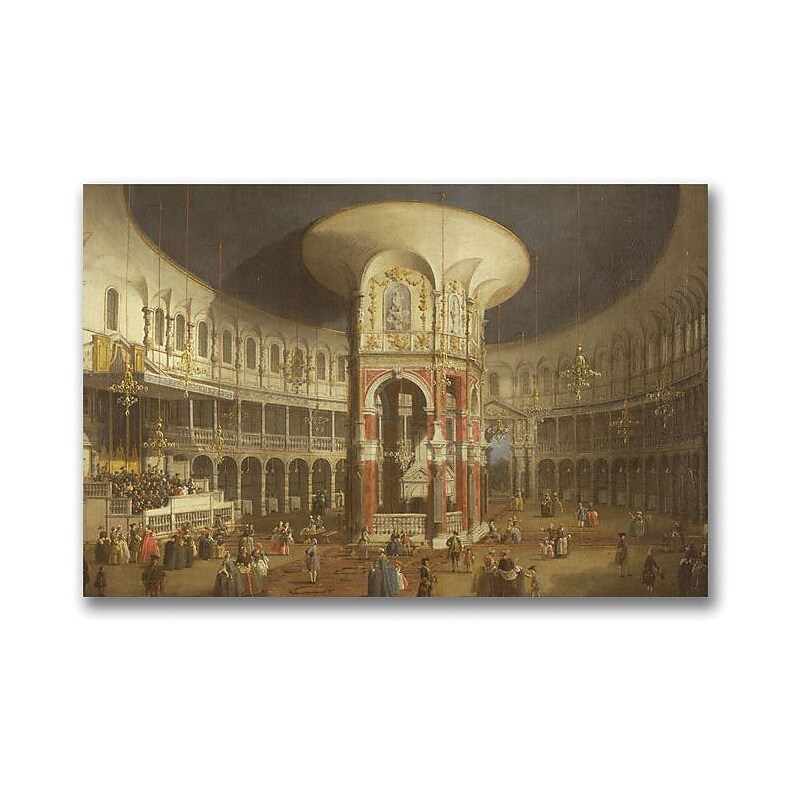 Trademark Global Canatello "Ranelagh Gardens" Canvas Art, 16" x 24" image 1