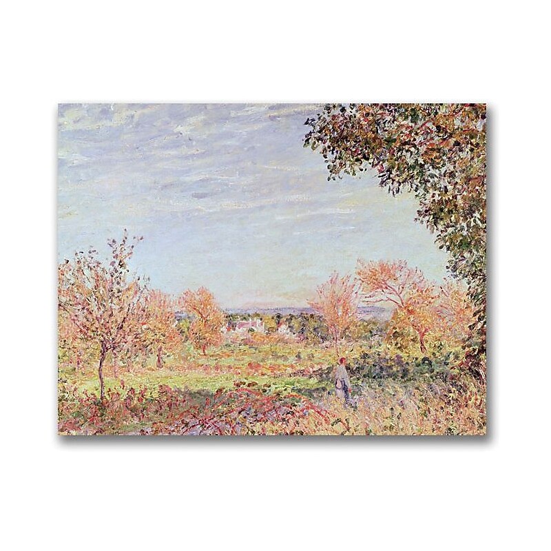 Trademark Global Alfred Sisley "September Morning" Canvas Art, 24" x 32" image 1