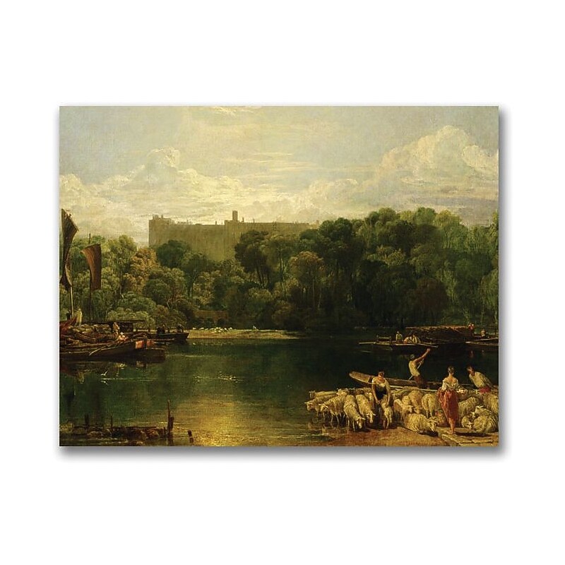 Trademark Global Joseph Turner "Windsor Castle from the Thames" Canvas Art, 18" x 24" image 1